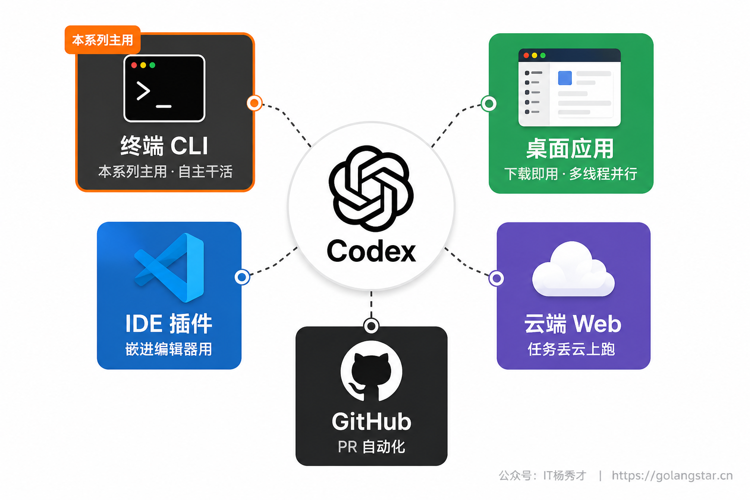 Codex 的多种使用形态