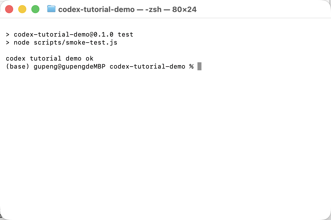 终端验证 npm test